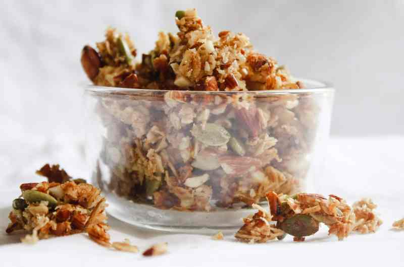 Buttery, Cinnamon Homemade Granola (Big batch!)
