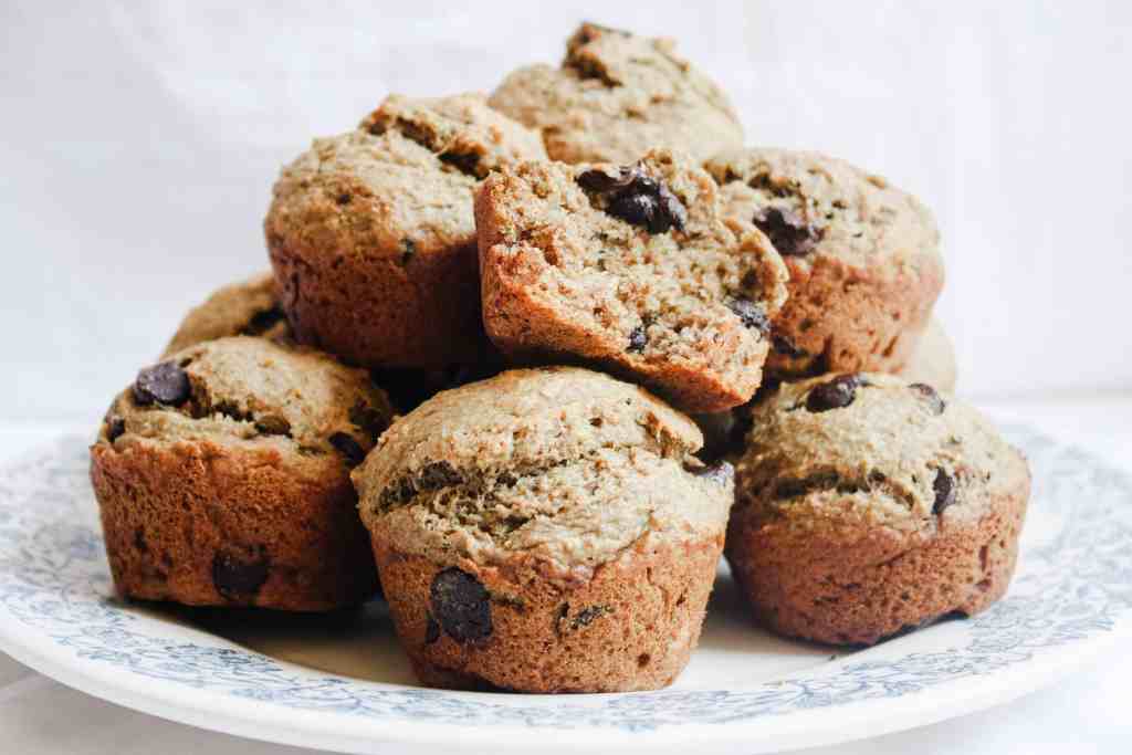 spelt flour spelt banana chocolate chip muffins