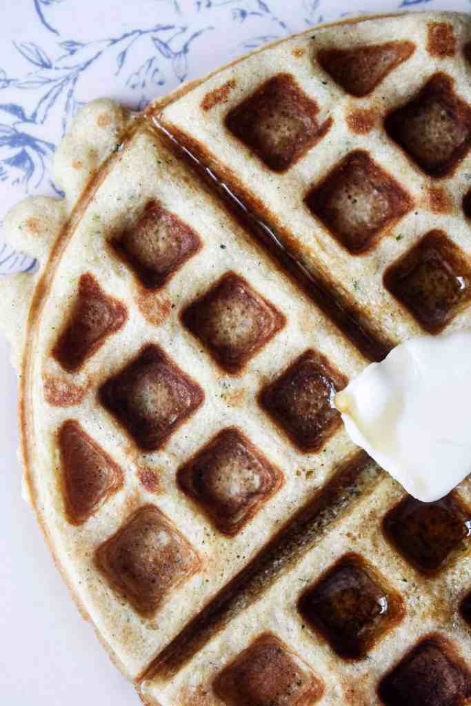 zucchini waffles fluffy zucchini waffles