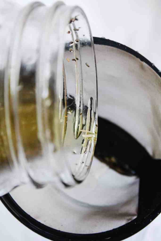 peppermint salve pour peppermint oil