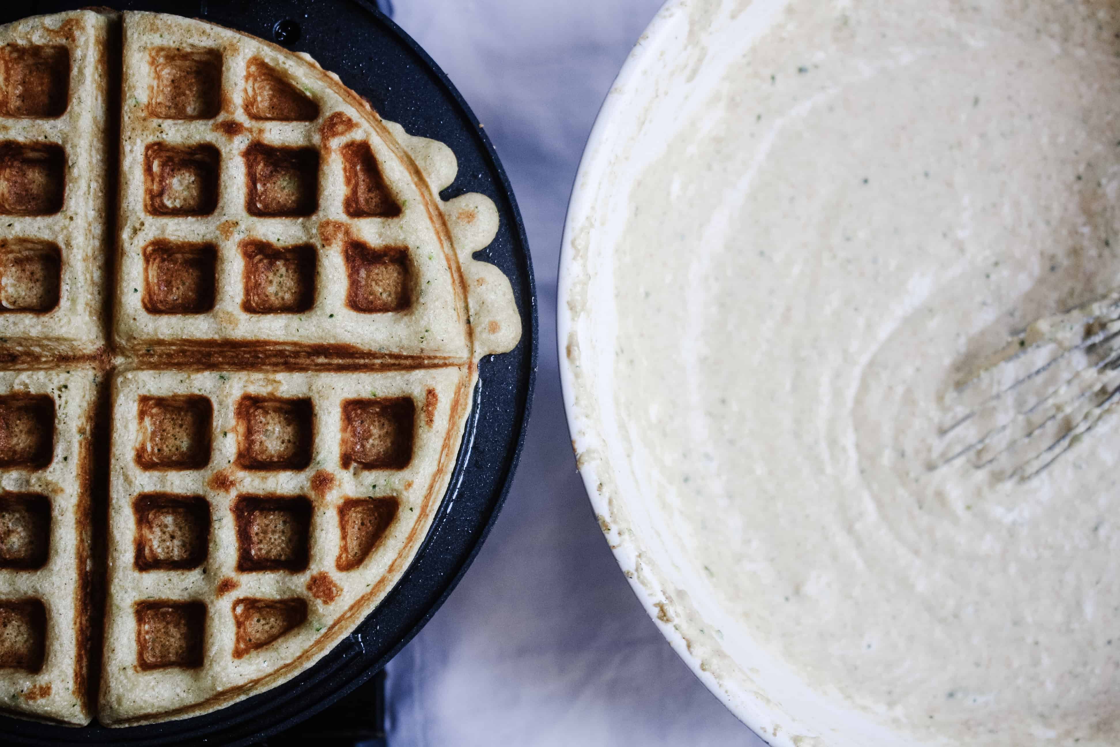 zucchini waffles zucchini waffles