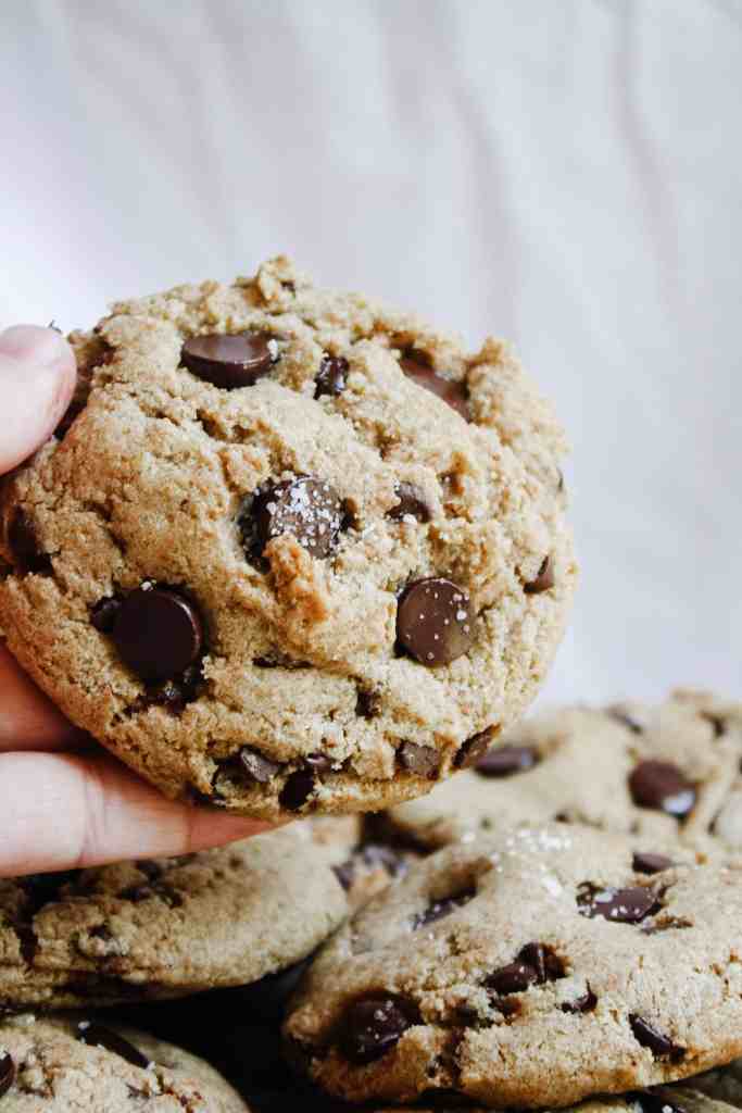 spelt chocolate chip cookie chewy spelt chocolate chip cookie