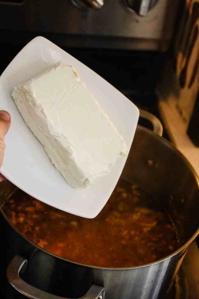 rabbit meat cream cheese