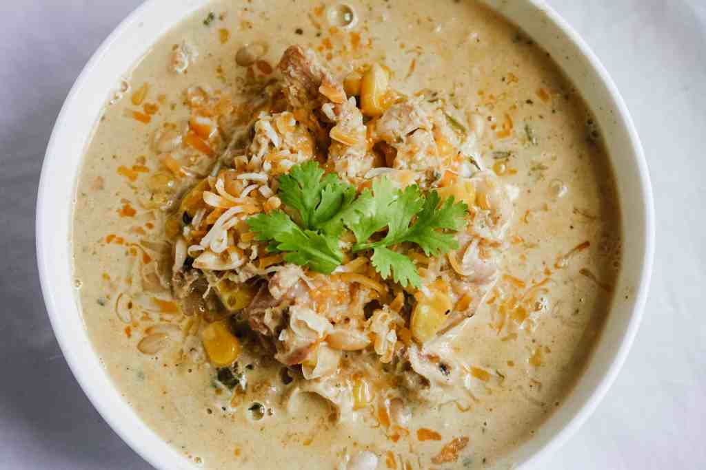 rabbit meat hearty white chili with rabbit meat