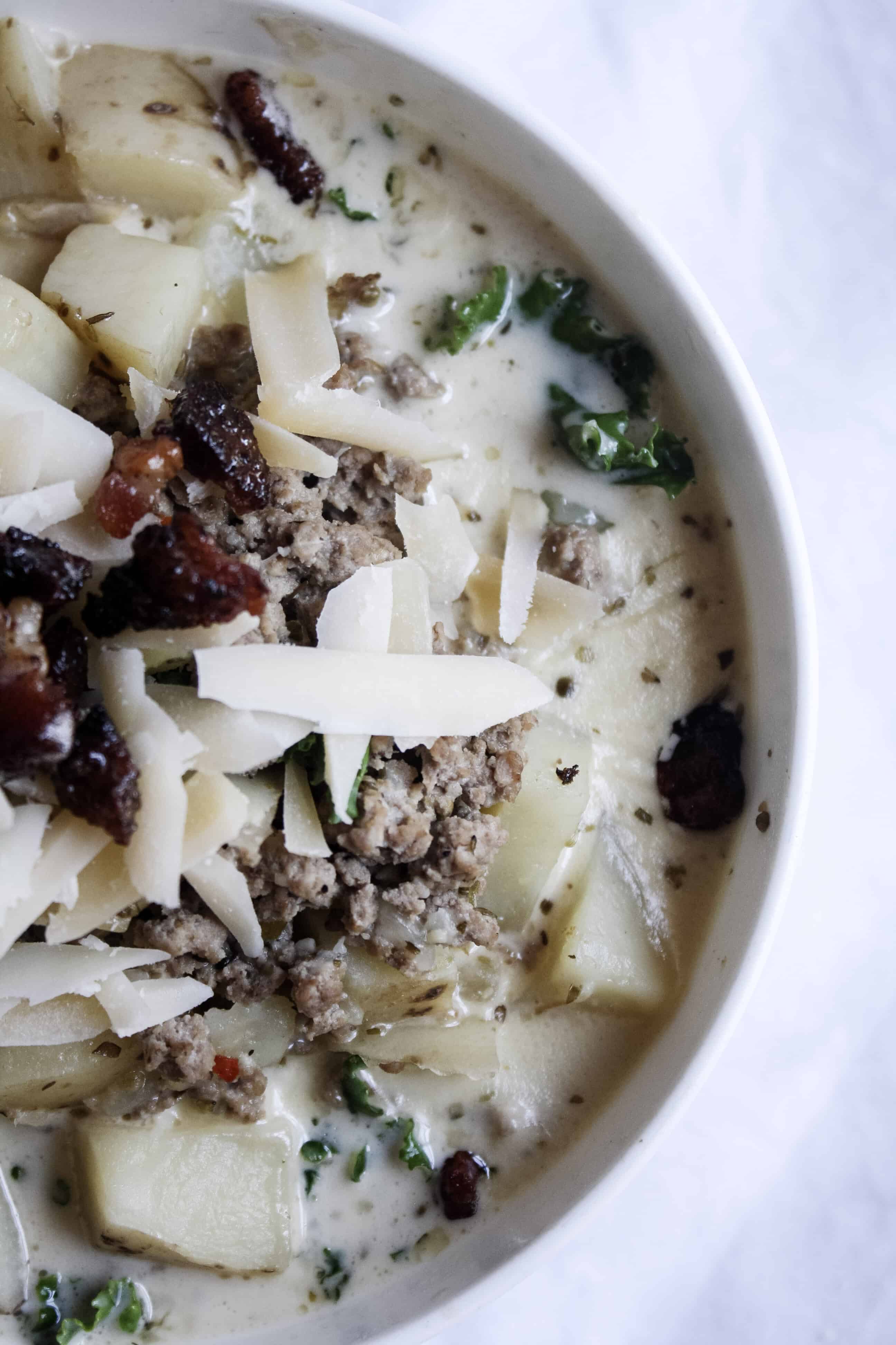 potatoes in zuppa toscana