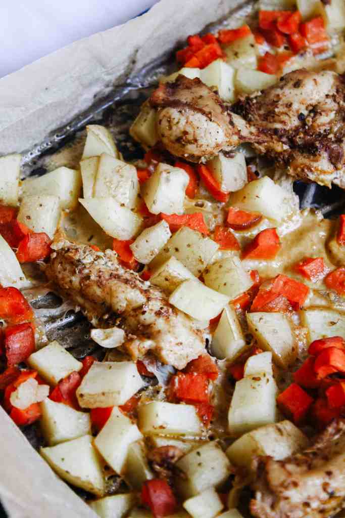 sheet pan dinner simple sheet pan dinner