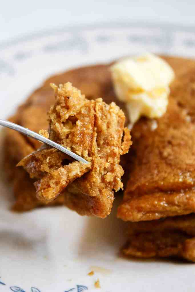 fresh milled flour pumpkin recipes bite of pumpkin pancakes