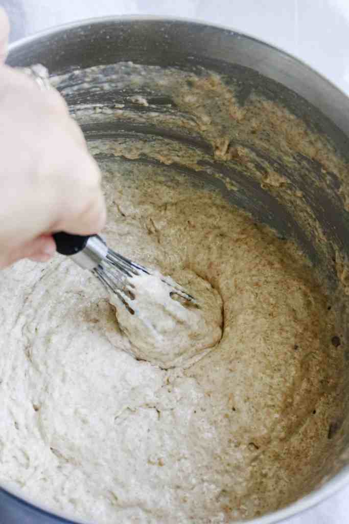 spelt pancakes whisk spelt pancake batter