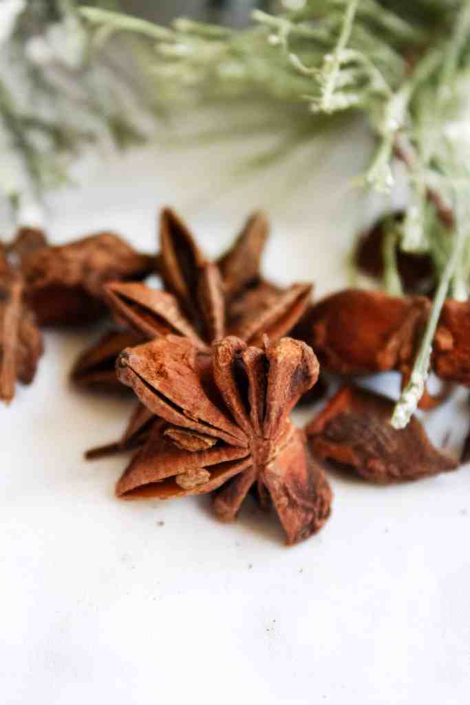 Christmas tea star anise
