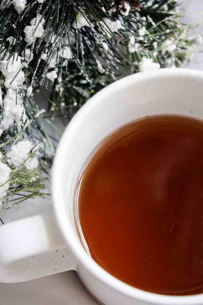 Christmas tea warm christmas tea