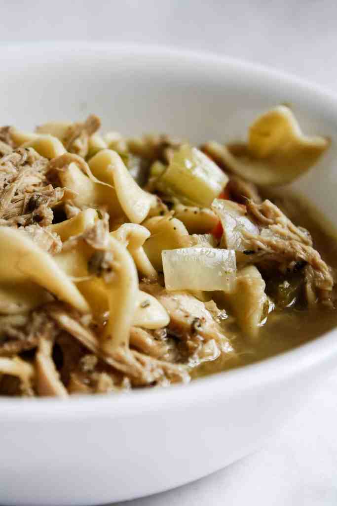 rabbit noodle soup warm rabbit noodle soup