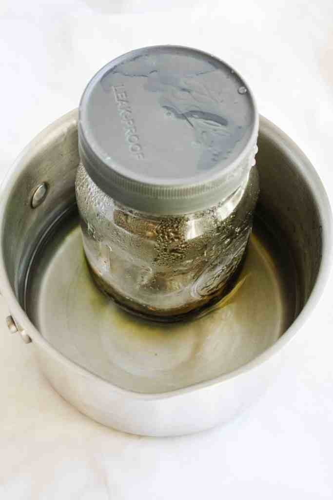 garlic mullein ear oil ear oil in pot