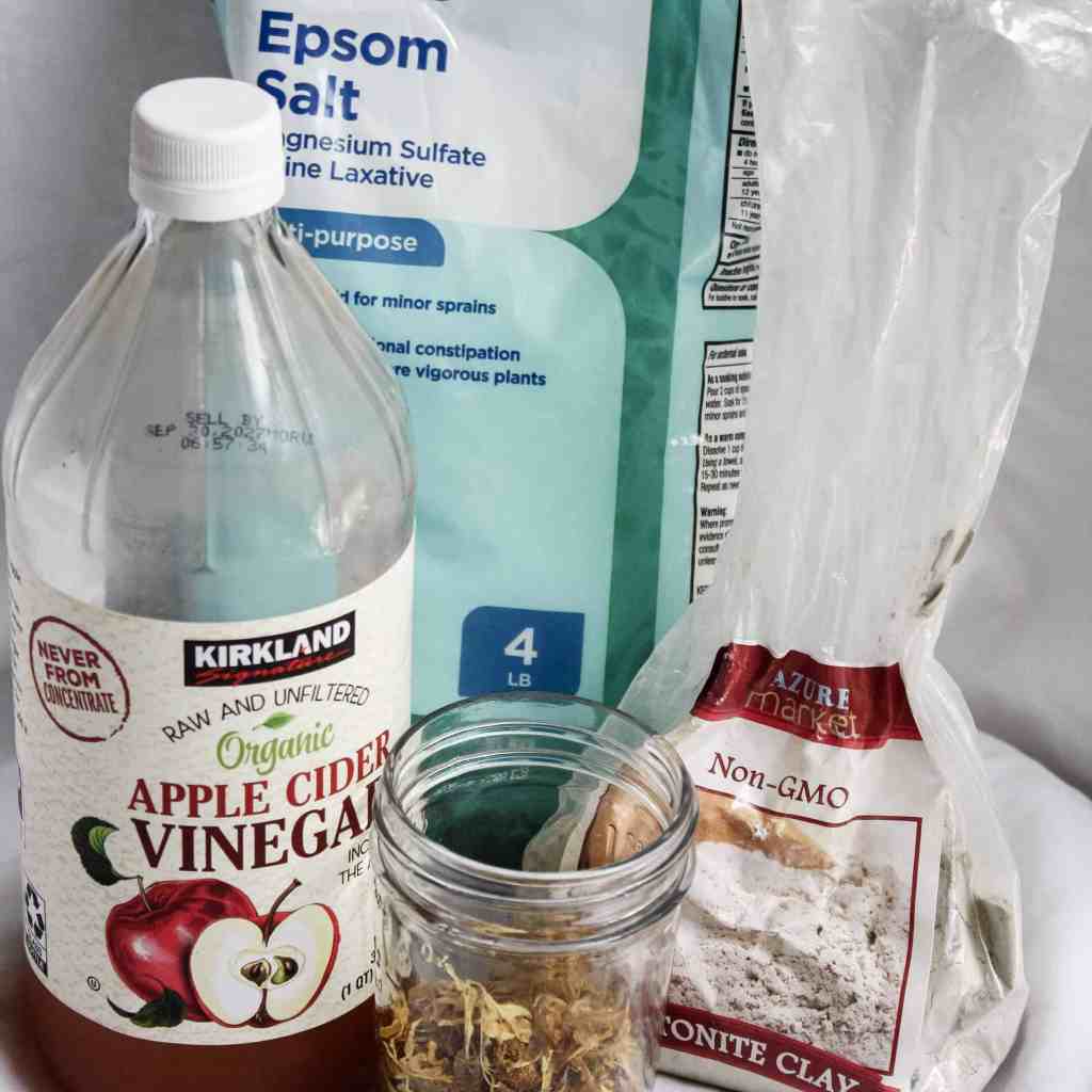 homemade gift ideas ingredients for detox bath
