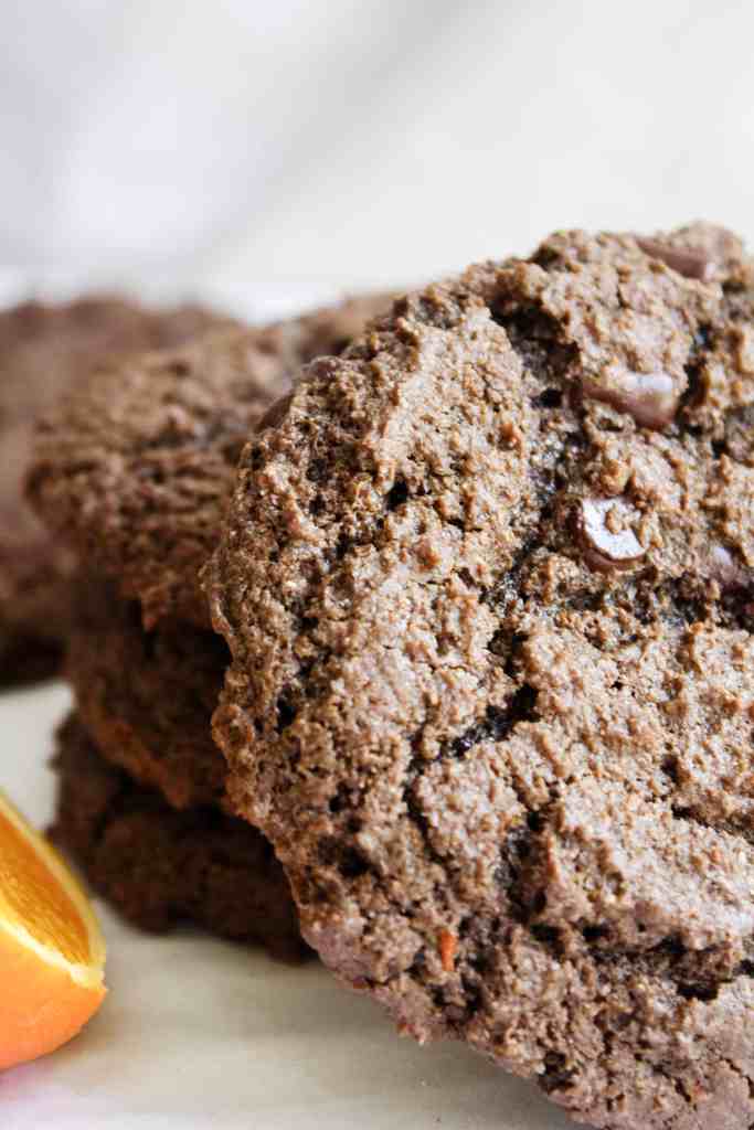 chocolate orange cookies spelt chocolate orange cookie
